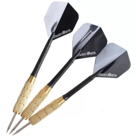   Master Darts Darts Set - fém darts toll készlet (3db-os), arany/fekete