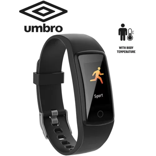 Umbro Activity Tracker - aktivitás mérő okos karkötő, fekete