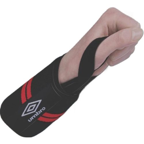 Umbro Wrist Band - elasztikus csuklópánt (2db), fekete/piros