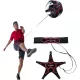 Pure 2 Improve Football Trainer - futball tréner gumipánttal, piros/fekete
