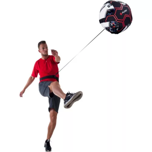 Pure 2 Improve Football Trainer - futball tréner gumipánttal, piros/fekete
