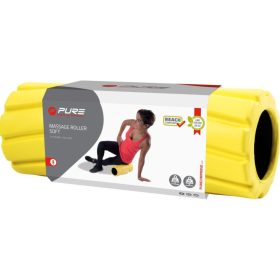   Pure 2 Improve Massage Roller Soft - masszázshenger, 36x14 cm, sárga