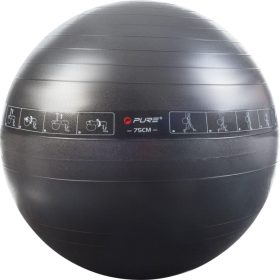 Pure 2 Improve Gym Ball - gimnasztikai labda (75cm), fekete