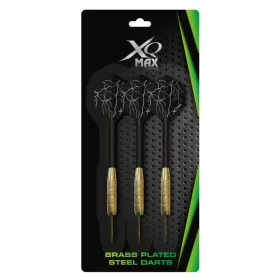   Xqmax Brass Plated - fém darts toll készlet (3db-os), fekete/arany
