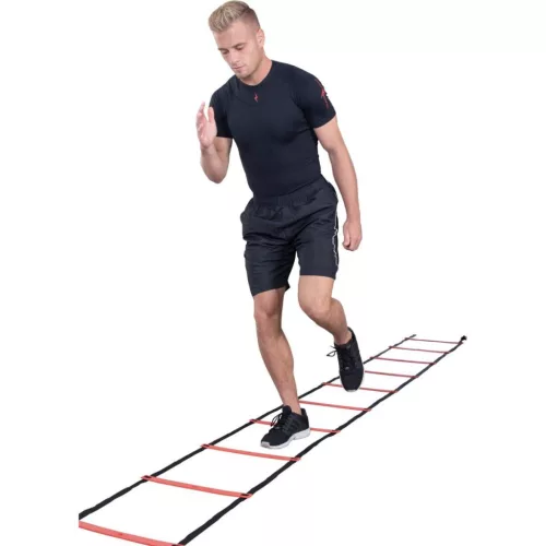 Pure 2 Improve Quick Ladder Pro - fitnesz létra, 4,5m, fekete/piros
