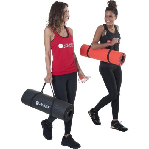 Pure 2 Improve Fitness Mat Pro - NBR torna, fitnesz matrac, 173x61x1 cm, narancs/fekete