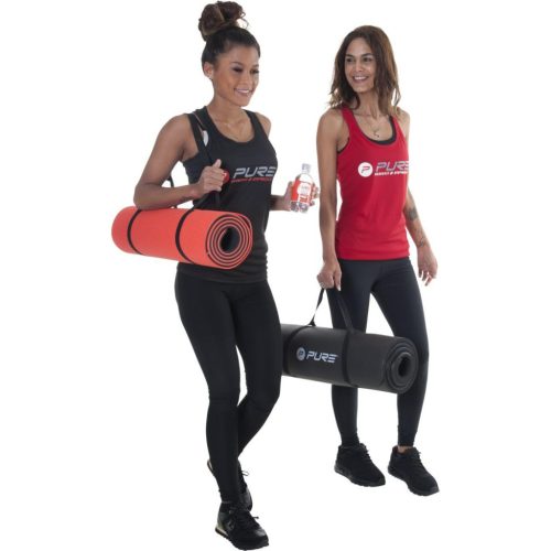 Pure 2 Improve Fitness Mat Pro - NBR torna, fitnesz matrac, 173x61x1 cm, narancs/fekete