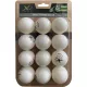 Xqmax Table Tennis Balls - 12 darabos 3 csillagos pingponglabda szett, fehér