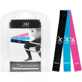   Xqmax Body Sharper Set - 3db-os fitness szalag készlet, többszínű