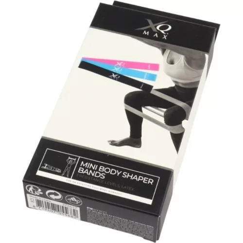 Xqmax Body Sharper Set - 3db-os fitness szalag készlet, többszínű
