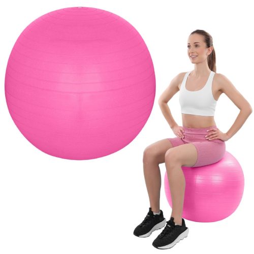 Xqmax - antiburst fitneszlabda (75 cm), rózsaszín