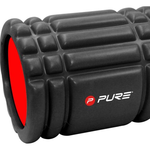 Pure 2 Improve Massage Roller - masszázshenger, 33x15 cm, fekete/piros