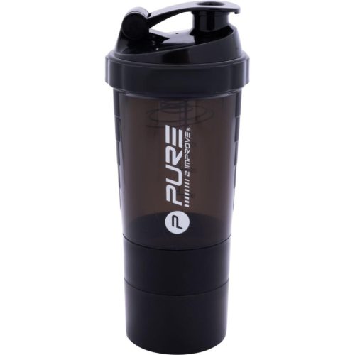 Pure 2 Improve Fitness Shaker - fitnesz shaker kulacs, 500 ml, fekete