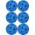 Xqmax Unihoc Match Ball - 6db floorball labda, kék