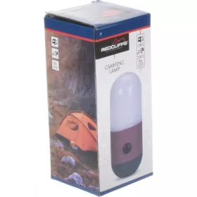 Redcliffs Tourist Lamp - kempinglámpa, piros/fehér