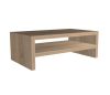 Monitorállvány polccal 42x13x24cm - Bardolino Natúr Tölgy