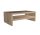 Monitorállvány polccal 42x13x24cm - Bardolino Natúr Tölgy