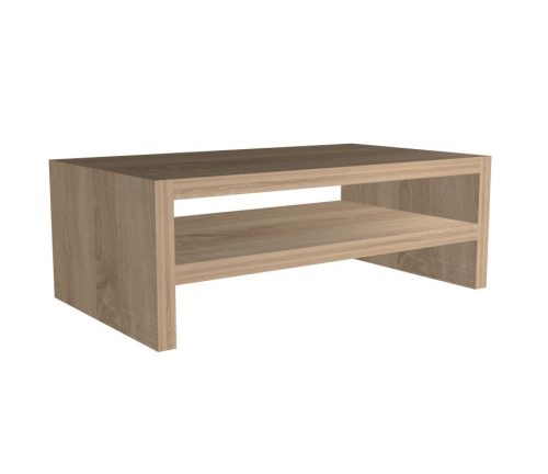 Monitorállvány polccal 42x13x24cm - Bardolino Natúr Tölgy