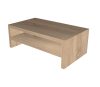 Monitorállvány polccal 42x13x24cm - Bardolino Natúr Tölgy
