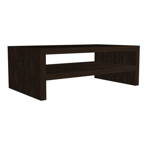 Monitorállvány polccal 42x13x24cm - Sötétbarna Termo Tölgy