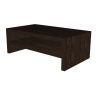 Monitorállvány polccal 42x13x24cm - Sötétbarna Termo Tölgy