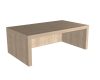 Világos Lakeland Akác elől nyitott monitorállvány (42x13x24cm)
