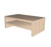 Monitorállvány polccal 42x13x24cm - Lakeland Akác