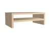 Monitorállvány polccal 42x13x24cm - Homok nyír