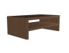 Monitorállvány polccal 42x13x24cm - Barna Tonsberg tölgy