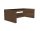 Monitorállvány polccal 42x13x24cm - Barna Tonsberg tölgy