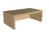 Vicenza tölgy elől nyitott monitorállvány (42x13x24cm)