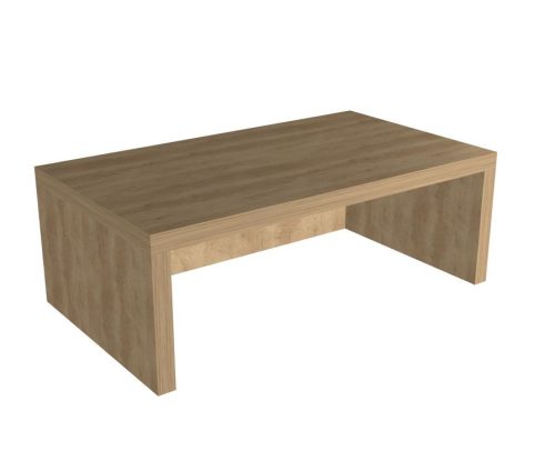 Natúr Nebrasca tölgy elől nyitott monitorállvány (42x13x24cm)