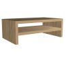 Monitorállvány polccal 42x13x24cm - Natúr Nebrasca tölgy