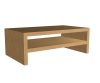 Monitorállvány polccal 42x13x24cm - Natúr Corbridge tölgy