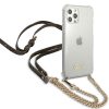 Apple iPhone 12 / 12 Pro - Guess 4G Gold Chain eredeti Guess telefontok, Átlátszó