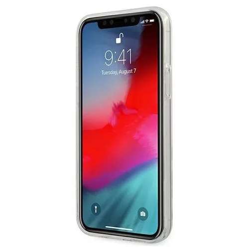 Apple iPhone 12 / 12 Pro Guess Pattern Collection Hátlap tok - GUHCP12L3D4GGBP, Fekete