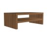 Monitorállvány polccal 42x13x24cm - Natúr Dijon dió