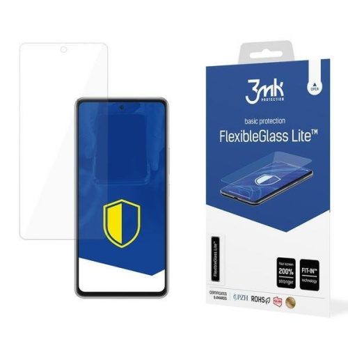 Samsung Galaxy A53 5G 3MK FlexibleGlass Lite™ kijelzővédő hybrid üvegfólia, flexibilis, Átlátszó
