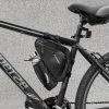 Wozinsky WBB23BK vázra szerelhető kerékpáros táska kulacstartóval - WBB23BK, Fekete