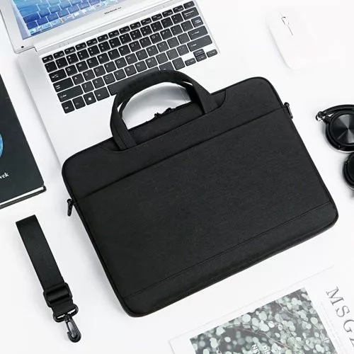 Cartinoe Weilai univerzális 13-14" műbőr laptop táska, fekete
