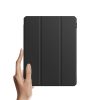 Apple iPad Pro 12.9 (2020/2021) Dux Ducis Toby ütésálló kitámasztható tablet tok pencil tartóval, Fekete