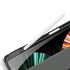 Apple iPad Pro 12.9 (2020/2021) Dux Ducis Toby ütésálló kitámasztható tablet tok pencil tartóval, Fekete