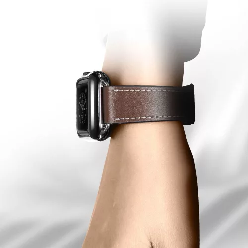 Dux Ducis Apple Watch 4 44mm 2db szilikon tok (pink és átlátszó)