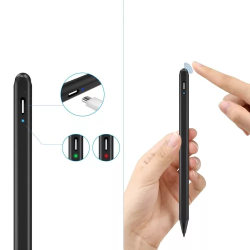 Joyroom Zhen Miao series kapacitív érintőképernyő ceruza, JR-K12, fekete