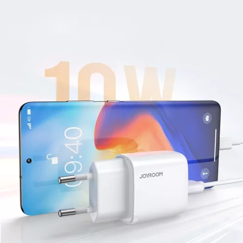 Joyroom L-2A101 hálózati töltő, 2x USB, 2,1A - L-2A101, Fehér