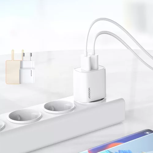 Joyroom L-2A101 hálózati töltő, 2x USB, 2,1A - L-2A101, Fehér