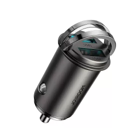   Joyroom Mini Fast Car Charger autós töltő, Power Delivery, Quick Charge3.0, AFC, SCP, 2x USB, 48W / 5A - C-A48, Szürke