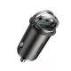 Joyroom Mini Fast Car Charger autós töltő, Power Delivery, Quick Charge3.0, AFC, SCP, 2x USB, 48W / 5A - C-A48, Szürke