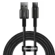Baseus Tungsten USB / Type-C adat és töltőkábel, 66W/6A, 2m - CATWJ-C01, Fekete