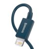 Baseus Superior USB / Lightning adat és töltőkábel, 2,4A, 1m - CALYS-A03, Kék